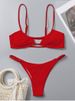 Multi Color Sexy Sling Strap Split Swimsuit European And American Three Point High Waist Hot Spring Bikini Swimsuit_ecoleips.com