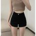 2025s High Waist Denim For Women Spring 2025 Summer New Tight Ultra Shorts Black Slimming Leggings Outer Wear Hot Pants_ecoleips.com