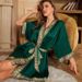 Women's Clothing Style Nightgown Female Luxury Noble Home Satin Bathrobe_ecoleips.com
