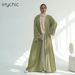 Modest Abaya Dress Elegant Floral Embellished Open Front Cardigan For Women – Versatile Layering Piece For Office, Travel & Special Occasions_ecoleips.com