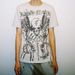 Unisex Y2K Trendy Skull Print Crew Neck T-Shirt Short Sleeved Dark Gothic Retro Top for Women European And American Cross Border_ecoleips.com
