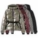 Women's Clothing Autumn And Winter New Women's Ski Series Waist Hooded Cotton Jacket_ecoleips.com