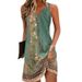 Women's Clothing Women's Slim Long Skirt Vest Dress Fashion Printed_ecoleips.com
