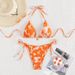 Women's Clothing Slim And Meat Covering Casual Floral Durable High Elastic Holiday Style Split Swimsuit_ecoleips.com