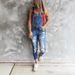 Women's Clothing Autumn And Winter New Women's Fashion Ripped Slim Stretch Jeans Women's Overalls Trousers_ecoleips.com