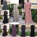 Cross-border Arab Robe, Middle Eastern Foreign Trade Women's Solid Color Single-breasted Pullover Long-sleeve Dress_ecoleips.com