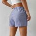 Women's Clothing Sweet And Spicy Shorts Blue And White Stripes Loose Casual Casual Fashion Sexy_ecoleips.com