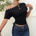 Diyun European And American Y2K Versatile Hot Girl Short-Sleeve Solid Color T-Shirt Women's Clothing 2026_ecoleips.com