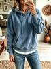 Women's New Autumn And Winter Casual Corduroy Hooded Sweatshirt_ecoleips.com