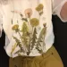 Dandelion Botanical Graphic Tshirt Hiking Shirt Botanical Print Shirt Short Sleeve Cotton Oversized Tee Women Clothing Harajuku_ecoleips.com