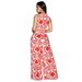 Women's Clothing Loose Jumpsuit Sleeveless Lace Up Top Zipper Printed Jumpsuit_ecoleips.com