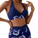 Floral Print Bikini Set for Women Sexy Two-Piece Swimsuit Trendy Comfortable Beachwear Stylish Spa And Pool Party Essential_ecoleips.com
