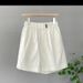 Summer Thin Ice Cotton High Waist Slimming Cargo Pants for Women Loose plus Size Versatile A-Line Casual Five Point Shorts_ecoleips.com