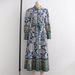 Foreign Trade 2024 European And American Spring New Silk Texture Printed Large Hem Shirt-style Dress For Women 5973_ecoleips.com