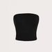 Aria Basics Aria Basics Solid Color Elastic Strapless Tank Top For Women 2024, Cross-border European And American Style, Off-shoulder Sexy Top,_ecoleips.com