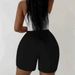 Women's Clothing Spring New Solid Color Casual Drawstring Shorts_ecoleips.com