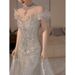 Mermaid Wedding Dress 2026 New Light Gauze, French Style, Suitable For Petite Brides, High-quality Main Fabric,_ecoleips.com