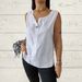 2025 European And American Summer New Women's Vest Casual Loose Cotton And Linen T Shirt Button Top_ecoleips.com
