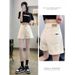 Denim Shorts Women's Summer Thin Loose And Thin High-waisted Hemming Hot Pants_ecoleips.com