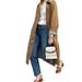 Women's Clothing New Lapel Loose Temperament Commuter Windbreaker_ecoleips.com