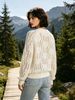 Openwork Textured Round Neck Long Sleeve Knit Top_ecoleips.com