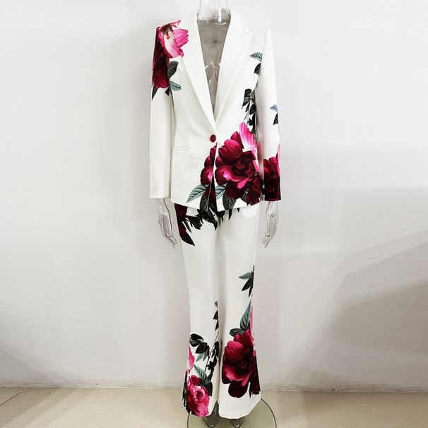 K Two Piece Set Of New Fashionable Digital Printed Suit Jacket And Pants Set_ecoleips.com
