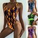 Women's Clothing Fit Bikini Swimwear Outdoor Sports One-piece Swimsuit_ecoleips.com