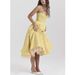 Women's Clothing New Suspender V Neck Sleeveless Dress Tutu Skirt Long Skirt_ecoleips.com