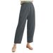 Suitable For All Seasons 2025 Women's New Plus Size Loose Simple Pocket Cotton Linen Casual Long Pants_ecoleips.com