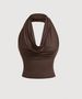 Women's Clothing Sexy Hot Girl Versatile Halter Neck Tank Top Women's Fashion Top Three Ways To Wear_ecoleips.com