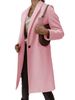 Casual Long-Sleeve Tweed Coat For Women – Lightweight Polyester Jacket (Gray/Black/Wine/Pink/Army Green/Dark Green/Chocolate/Blue/Beige, S-XXL)_ecoleips.com