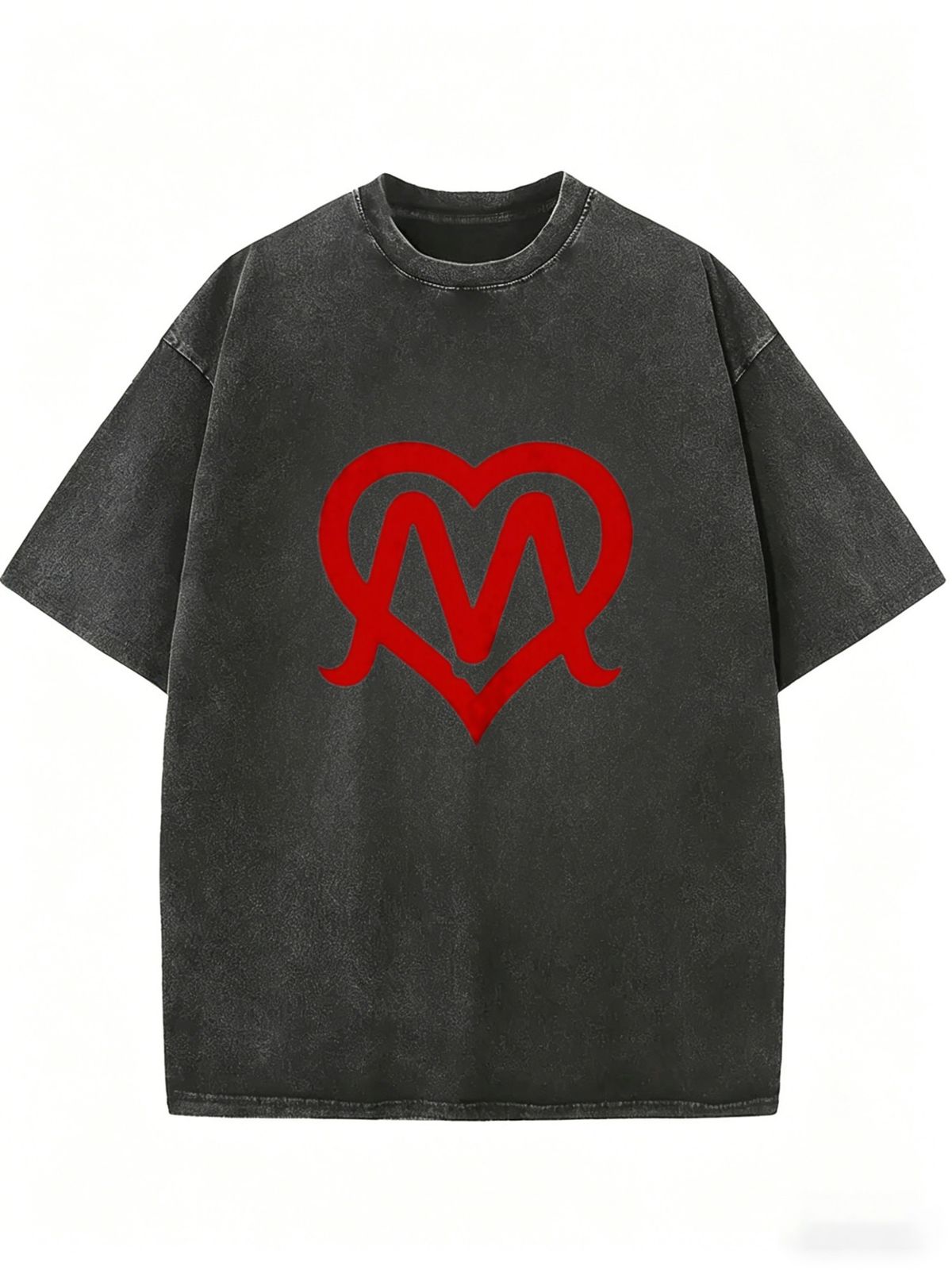 Women's Oversized Washed T-Shirt, Casual Crew Neck Summer Fashion Essential_ecoleips.com