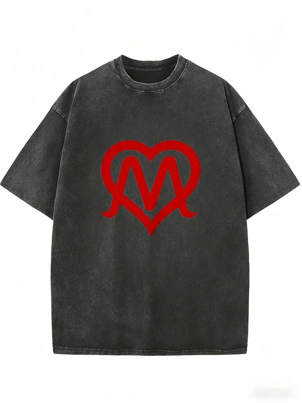 Women's Oversized Washed T-Shirt, Casual Crew Neck Summer Fashion Essential_ecoleips.com