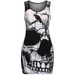 European And American Cross-border Summer New Women's Clothing, Round-neck Skull Print Tank Top, Sleeveless Slim-fit_ecoleips.com
