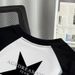 Unisex Heavyweight Pure Cotton Printed Raglan Short Sleeved T-Shirt Base Layer Loose Top for New Spring Summer Autumn_ecoleips.com