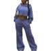 Popular Wo's Fashion Casual Suits On In Europe And America: Long-sleeve Versatile Sweatshirt Sports Set For_ecoleips.com