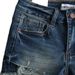 Light Blue Women's High-Waisted Distressed Denim Shorts American Style Elegant Pleated Summer Hot Pants Fringed Hot Girl_ecoleips.com