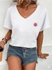 Women's Printed T-Shirts Short-Sleeved Round Neck Casual Tops Spring Summer Fashion Comfortable Fit Tees-10_ecoleips.com
