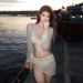 New Women's Swimsuit Two Piece Bikini Set Long Sleeve Popular Online Style For Travel Vacation Hot Springs High End Feel_ecoleips.com