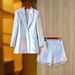 Women's Clothing Spring And Autumn Sequined Mid Length Tops Shorts_ecoleips.com