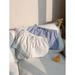 Women's Casual Drawstring Shorts, Solid Color & Striped Summer Shorts, Elastic Waist Comfort Fit For Outdoor Lounge Travel_ecoleips.com