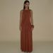 European American Best-Selling Women's Clothing 2026 Spring New Fashionable And Unique Slim-Fit Pleated Round-Neck_ecoleips.com
