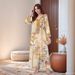 Women's Clothing Positioning Printing Long Sleeved Dress_ecoleips.com