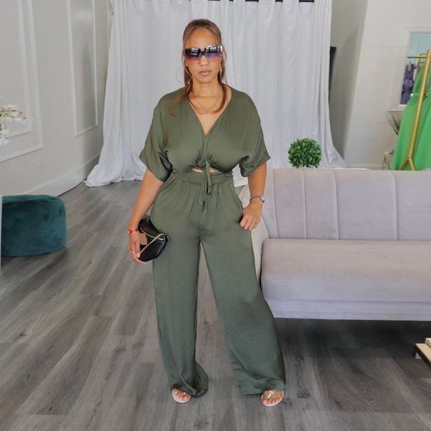 Women's Clothing casual strappy jumpsuit_ecoleips.com