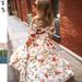 2023 Cross-Border Spring/Summer New European And American Women's Fashion Printed Flared Chiffon Slim-Fit_ecoleips.com