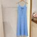Elegant Summer Ice Silk Hollow out Front mid Length French Knit Dress for Women_ecoleips.com