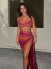 Women's Clothing Beach Holiday Style Swimsuit Spring New Sexy Backless Halter Neck Sling Hip Skirt Two Piece Set_ecoleips.com