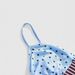 Color Blocked Polka Dot Ruffled V Neck Camisole Top Korean Style Slim Fit Sexy Versatile Women's Vest_ecoleips.com