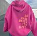 Women's Fleece Hoodie - Abstract Print & Kangaroo Pocket | Drawstring Hood & Color Block Design | Cozy Winter Pullover (S-3XL)_ecoleips.com