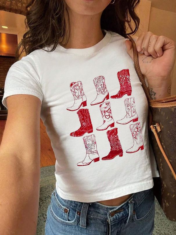 Women's Clothing Top Small Fresh Fruit Design Printed T Shirt Female_ecoleips.com